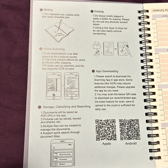 Smart notebook, pen, and cleaning cloth not included - Picture 2 of 6